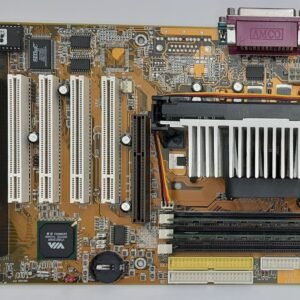 Acorp 6VIA81P Slot 1 ISA AGP retro Mainboard + Pentium III 533MHz + 256MB