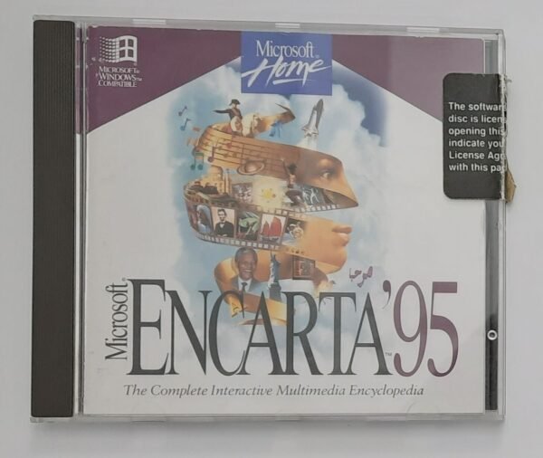 Microsoft Encarta '95 CD-ROM (Windows 3.x, retro, 1995)