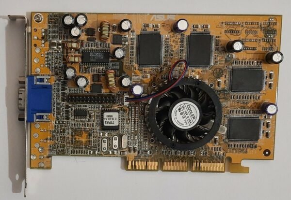 ASUS V7700 AGP Grafikkarte (nvidia GeForce2 GTS, 32MB DDR, 2001)