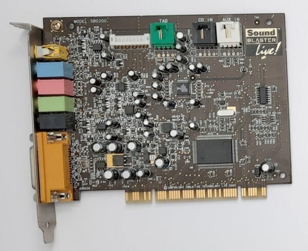 Creative Sound Blaster Live! PCI Soundkarte (SB0200, EMU10K1, 2002)