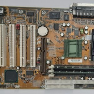 Shuttle HOT-681 Sockel 370 AGP retro Mainboard + Celeron 400MHz + 128MB RAM