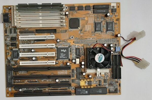 Gigabyte GA-586HX 1.55 Sockel 7 ISA Mainboard + Pentium MMX 166MHz + 128MB RAM