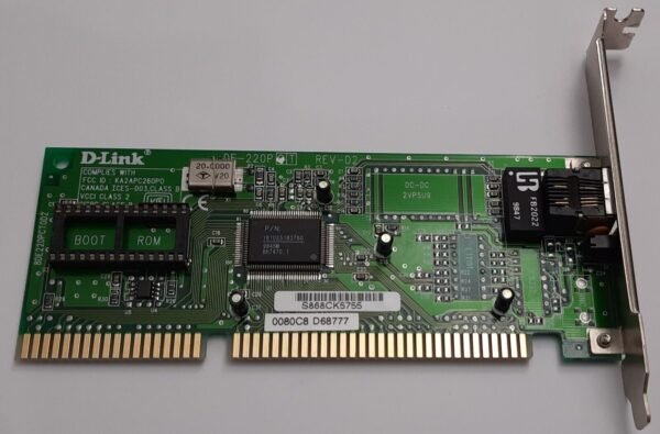 D-LINK DE-220P ISA Netzwerkkarte (RJ45, 1998) - Image 2
