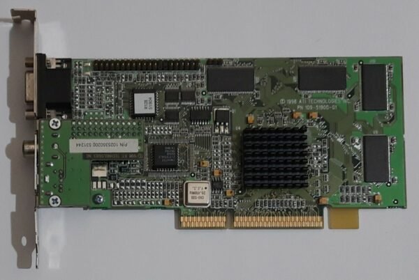 ATI Rage Fury AGP Grafikkarte (ATI Rage128, 32MB, S-Video, TV-out)