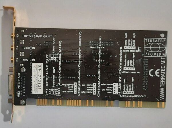 Terratec Promedia BASE-1 ISA Soundkarte (AD1816AJS, 1997) - Image 4