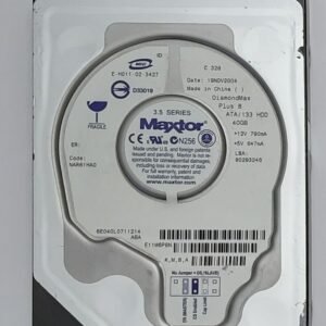 Maxtor DiamondMax Plus 8 IDE Festplatte (NAR61HAD, 40GB, retro, 2004)