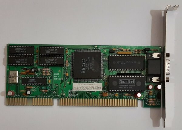 Trident 9016X2/4 LT2 REV. B ISA Grafikkarte (TVGA9000B, 512KB, 1992)