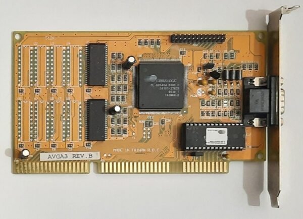 Prolink AVGA3 ISA Grafikkarte (Cirrus Logic CL-GD5424, 1MB, retro, 1995)