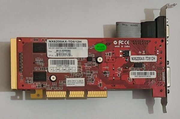 MSI NX6200AX-TD512 AGP Grafikkarte (nvidia GeForce 6200AX, 512MB, 2005) - Image 4
