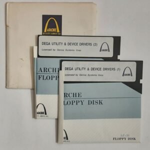Genoa / Arche DEGA Utility & Device Drivers Floppy Disks (EGA, 8-bit ISA, retro)