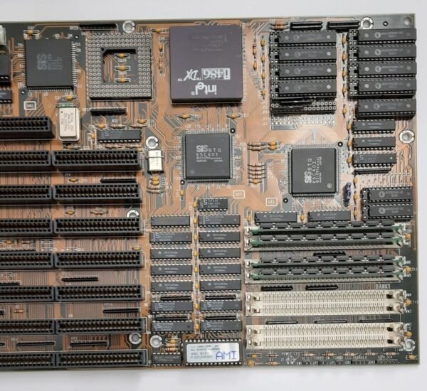 ABIT AT4 80486 ISA retro Mainboard + Intel 80486DX 33MHz + 16MB RAM + 256KB - Image 3