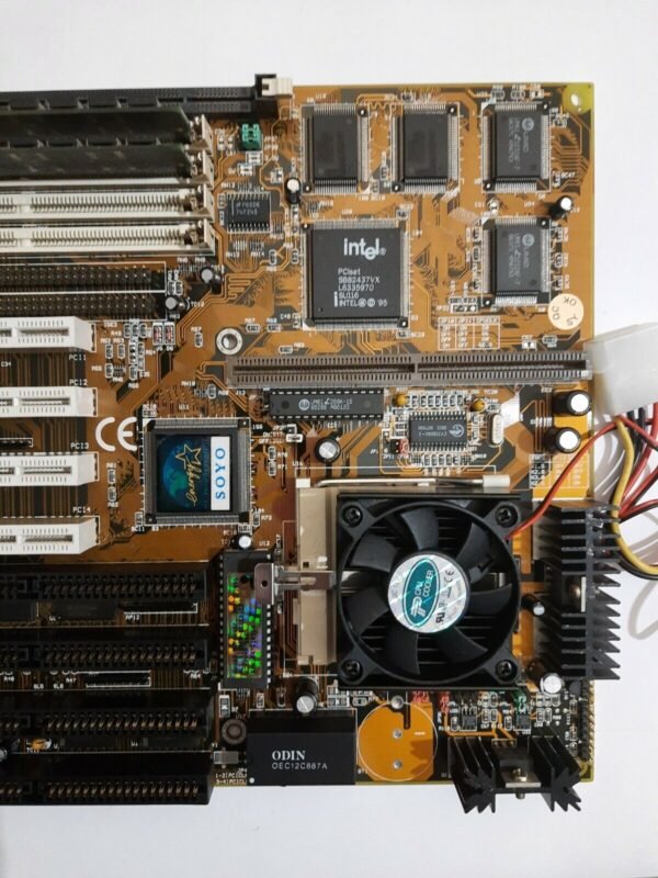 SOYO 5VA2 Sockel 7 ISA retro Mainboard + Intel Pentium 166MHz + 32MB EDO-RAM - Image 3