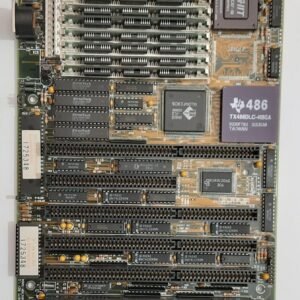 DataExpert UNICHIP-386WB ISA Mainboard + TI TX486DLC 40MHz + 4C87DLC-40 + 8MB