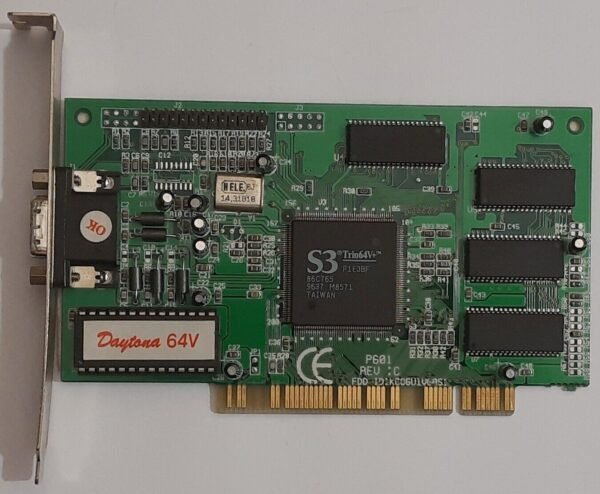 Palit Daytona 64V PCI Grafikkarte (S3 Trio64V+, 86C765, 2MB, 1996)