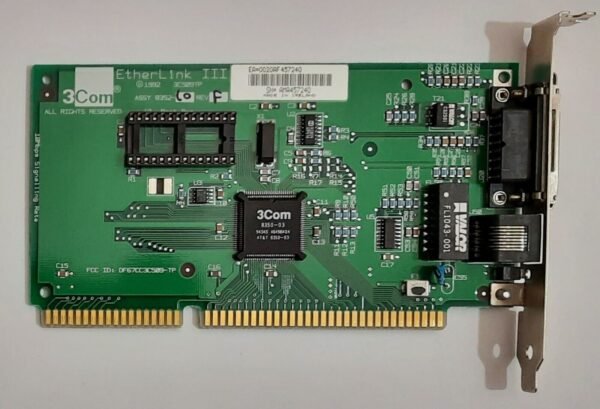3COM EtherLink III 3C509TP ISA Netzwerkkarte (RJ45, 1992)