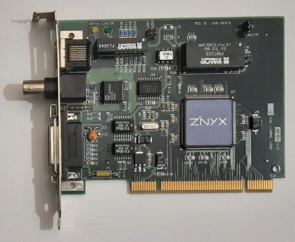 ZNYX EtherAction ZX312 PCI Netzwerkkarte (RJ45, BNC, Koax, Ethernet, 1995)