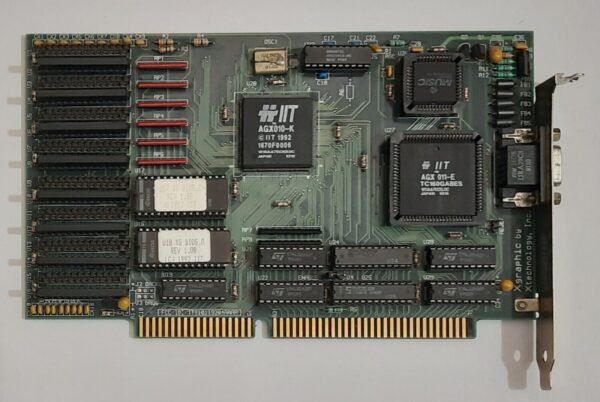 Xtechnology Xgraphic ISA Grafikkarte (IIT AGX010-K, 1MB, retro, 1992)