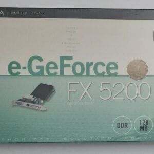 EVGA e-GeForce FX5200 AGP Grafikkarte (128MB, retro, NOS)