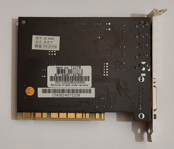 Formosa / Edio21 SC3000 PCI Soundkarte (C-Media CMI8738, 2002) - Image 4