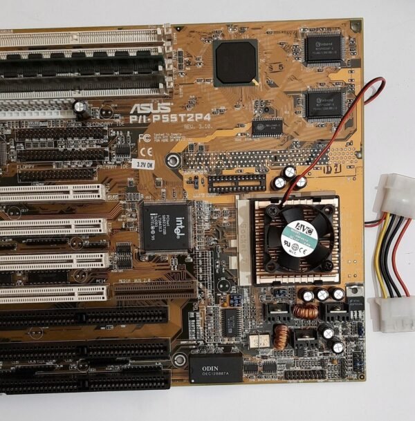 ASUS P/I-P55T2P4 i430HX Sockel 7 ISA Mainboard + IBM 6x86 P166+ + 32MB EDO-RAM - Image 3