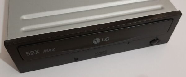LG GCR-8523B 52x IDE CD-ROM-Laufwerk (retro, schwarz, 2004)