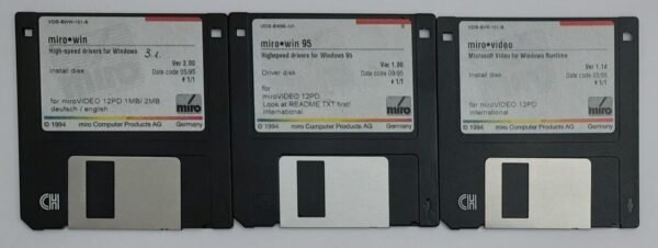 miro miroVIDEO 12PD Treiber Disketten (Alliance ProMotion 3210, 1994)