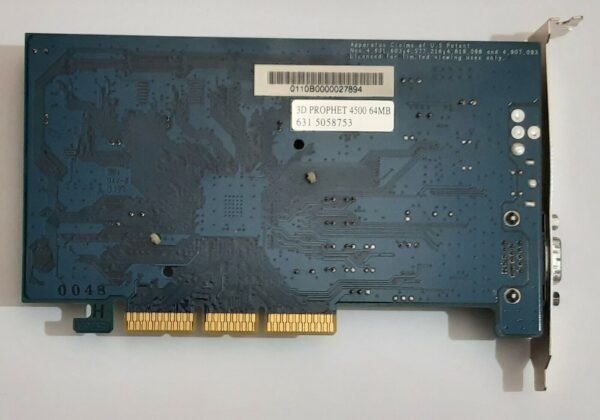 Hercules 3D Prophet 4500 AGP Grafikkarte (ST Kyro II, STG-4500, 64MB, 2001) - Image 4