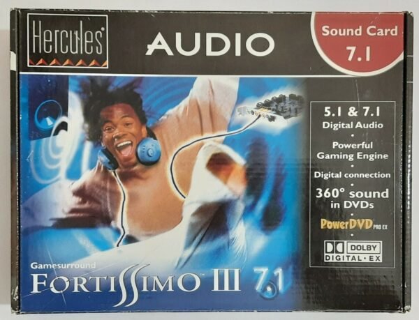 Hercules Gamesurround Fortissimo III 7.1 PCI Soundkarte (CS4624, OVP, 2002)