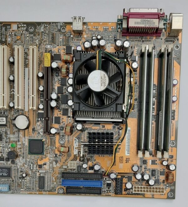 ASUS P4T Sockel 423 AGP retro Mainboard + Intel Pentium IV 1.9GHz + 1GB RDRAM - Image 3