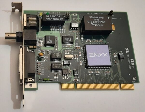 ZNYX EtherAction ZX312 PCI Netzwerkkarte (RJ45, BNC, Koax, Ethernet, 1996) - Image 2