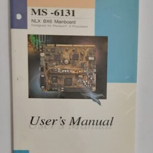MSI MS-6131 Slot 1 Mainboard User's Manual / Handbuch