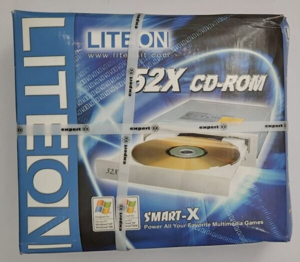 Lite-On LTN-5291S 52x IDE CD-ROM-Laufwerk (retro, NOS, 2004)