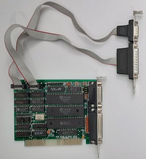 RD450 8-bit ISA Multi-I/O Controller (LPT, COM, retro, 1990)