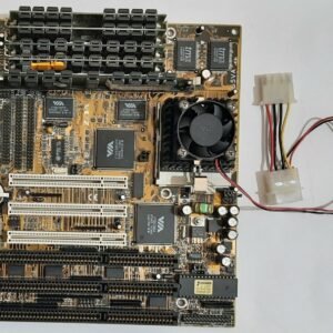 ZIDA 5SVA Ver 1.2 Sockel 7 ISA retro Mainboard + Pentium MMX 200MHz + 64MB RAM