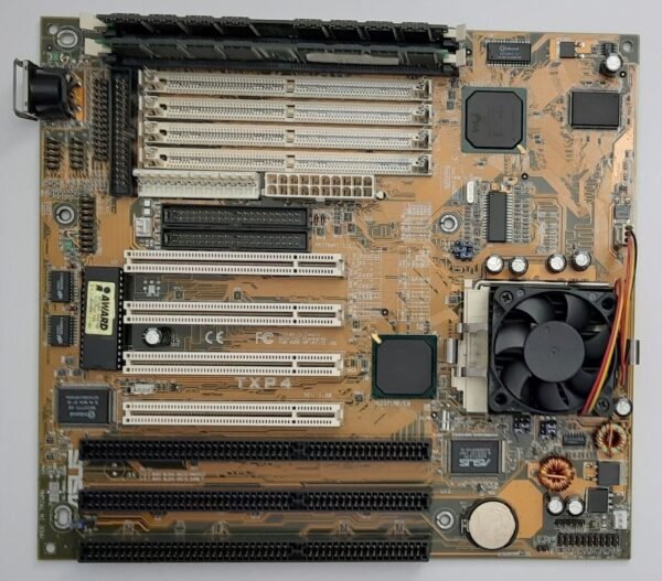 ASUS TXP4 Sockel 7 ATX/AT ISA retro Mainboard + IBM 6x86MX PR233 + 64MB RAM