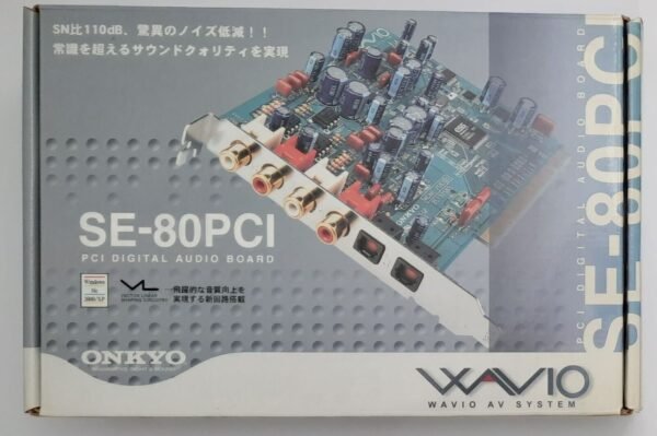 Onkyo WAVIO SE-80 PCI Soundkarte (ESS Maestro-3i , ES1983S retro, OVP, 2002)