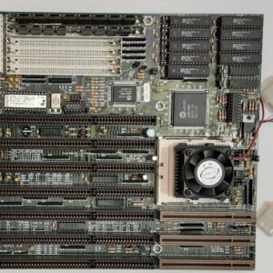 PowerTech MB455 VLB ISA 486 retro Mainboard + AMD 80486DX4 100MHz + 32MB RAM