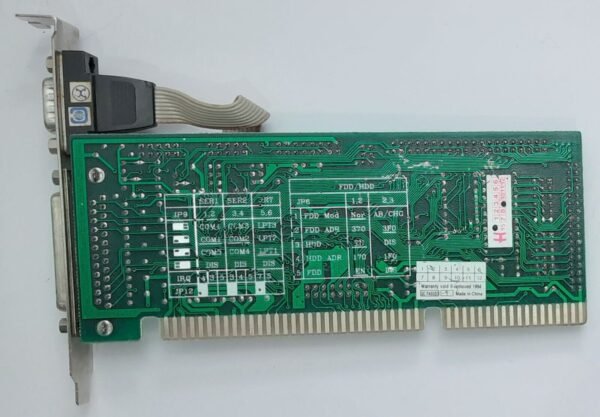 DTK PTI-227W ISA Multi-I/O IDE Floppy Controller (Winbond, retro, 1994) - Image 4