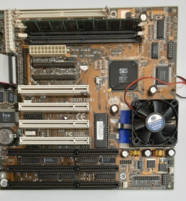 Chaintech 5SIM Sockel 7 ISA Mainboard + AMD K6 266MHz + 64MB SD-RAM - Image 3