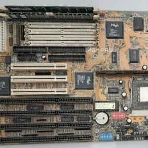 ABIT AB-PR5 Sockel 7 ISA retro Mainboard + Intel Pentium MMX 233MHz + 64MB RAM