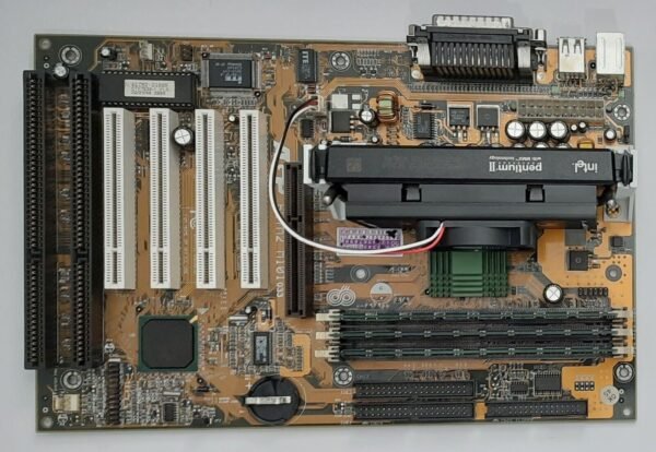 Chaintech 6LTM2 Slot 1 440LX AGP ISA Mainboard + Pentium II 233MHz + 96MB RAM