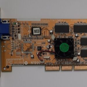 MSI MS-8808 AGP Grafikkarte (nvidia TNT2 M64, 32MB, retro, 2001)