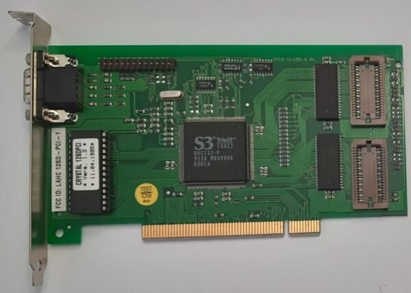 miro Crystal 12SD PCI Grafikkarte (S3 Trio32, 86C732-P, 1MB, retro, 1995)