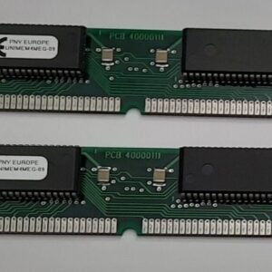 2x PNY UNIMEM4MEG-09 4MB EDO PS/2 RAM (retro, 72-pin)