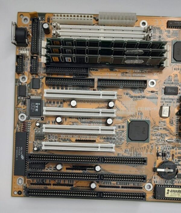 Gigabyte GA-586TX3 i430TX Sockel 7 ISA Mainboard + AMD K6 266MHz + 96MB SD-RAM - Image 2