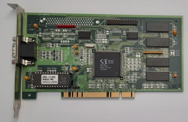 Diamond / SPEA Mirage P64 PCI Grafikkarte (S3 Trio64, 86C764, 2MB, retro, 1995)