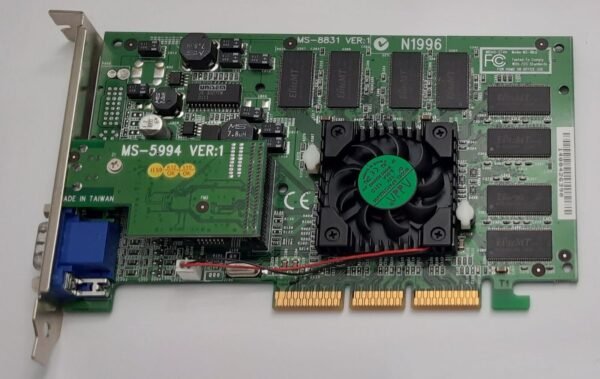 MSI MS-8831 AGP Grafikkarte (nvidia GeForce2 PRO, 64MB, retro, 2001) - Image 2