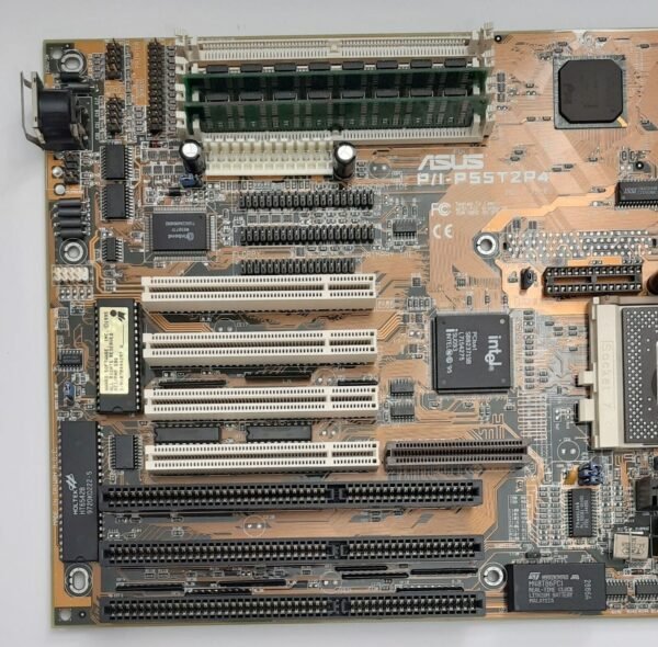 ASUS P/I-P55T2P4 Sockel 7 ISA retro Mainboard + Pentium MMX 200MHz + 32MB RAM - Image 2