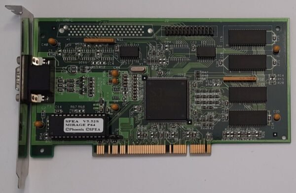 Diamond / SPEA Mirage P64 PCI Grafikkarte (S3 Trio64, 86C764, 2MB, retro, 1996)