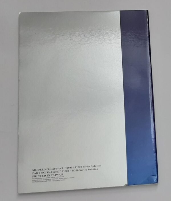 MSI GeForce3 Ti500 / Ti200 Series Quick User's Guide / Handbuch - Image 2